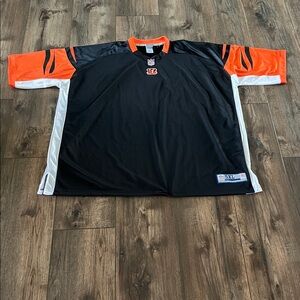 NWOT Cincinnati Bengals NFL Pro Line Jersey Womens Size 5XL Black Orange